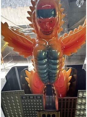 Super7 Kittyfire Mirrorman Sofubi Kaiju Figure 2005 Vinyl Japan- Boxed